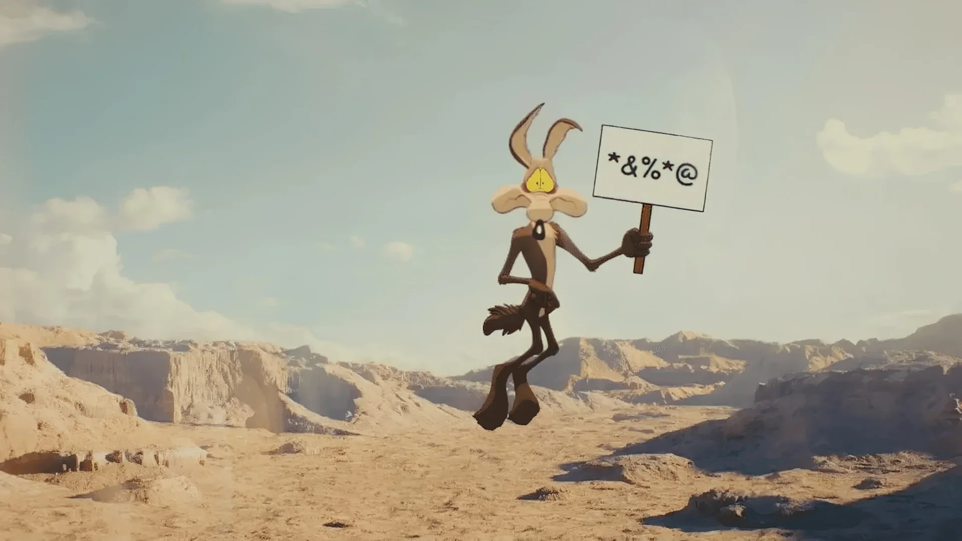Immagine di scena ufficiale di Coyote vs Acme