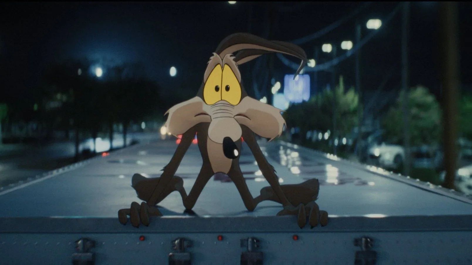 El Coyote en una escena de Coyote vs. Acme